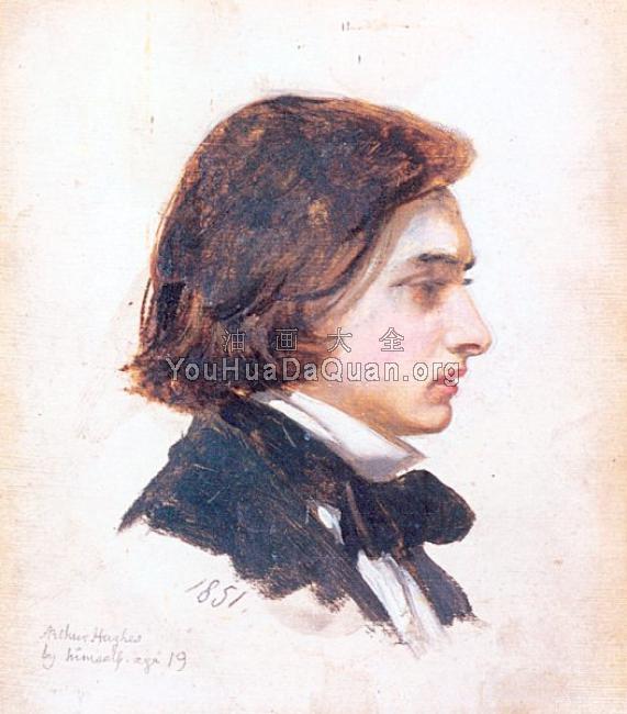 Self-Portrait - 亚瑟·休斯